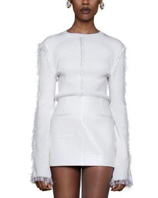 Fringe Trim Sweater by NONCHALANT LABEL