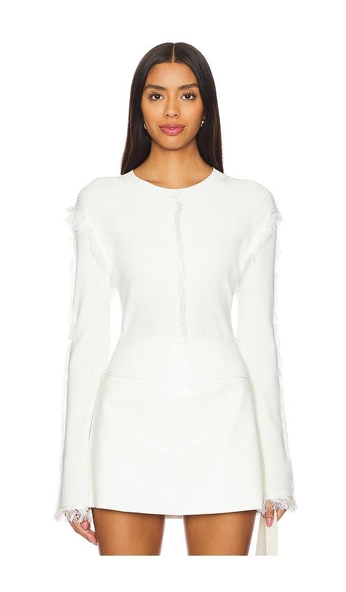 Nonchalant Label Alma Top in Ivory by NONCHALANT LABEL