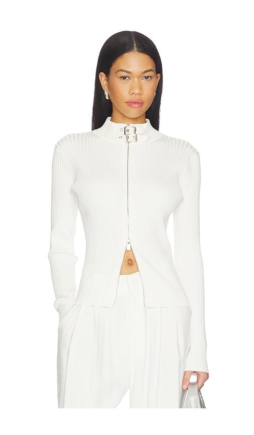 Nonchalant Label Dion Cardigan in Ivory by NONCHALANT LABEL