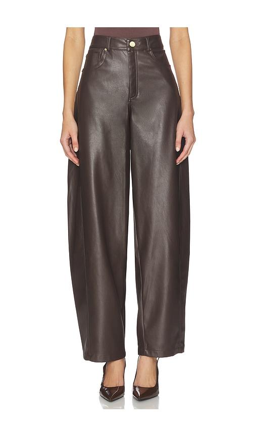 Nonchalant Label Lennon Pant in Chocolate by NONCHALANT LABEL