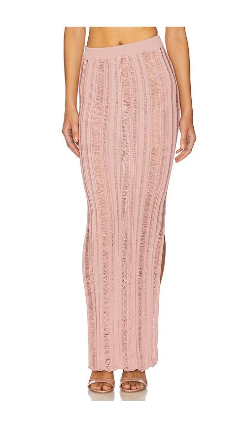 Nonchalant Label Lilia Skirt in Pink by NONCHALANT LABEL