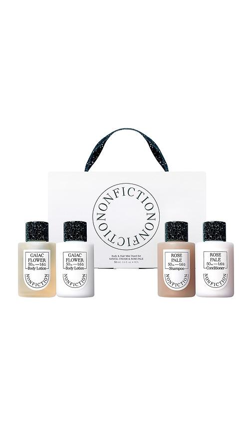 NONFICTION Body & Hair Mini Travel Set in Gaiac Flower & Rose Pale by NONFICTION