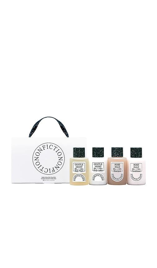 NONFICTION Body & Hair Mini Travel Set in Gentle Night & Rose Pale by NONFICTION