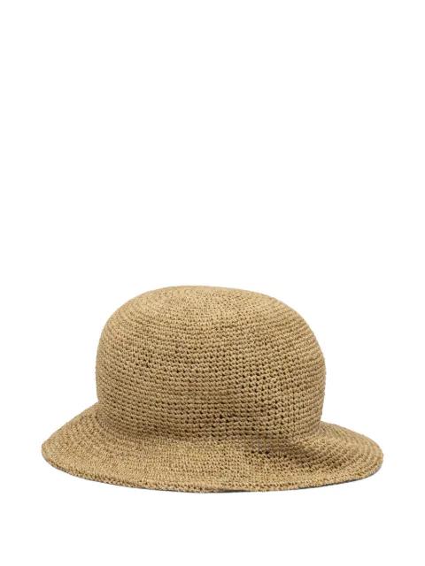 crochet paper hat by NONNATIVE
