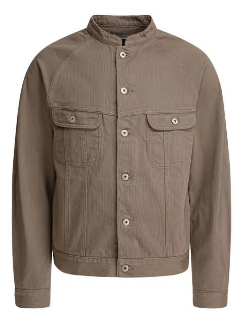 mandarin-collar buttoned jacket by NONNATIVE