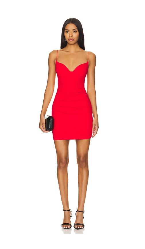 Nookie Affinity Mini Dress in Red by NOOKIE