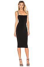 Nookie Charlize Midi Dress in Black by NOOKIE