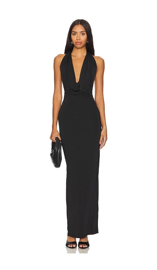 Nookie Element Gown in Black by NOOKIE