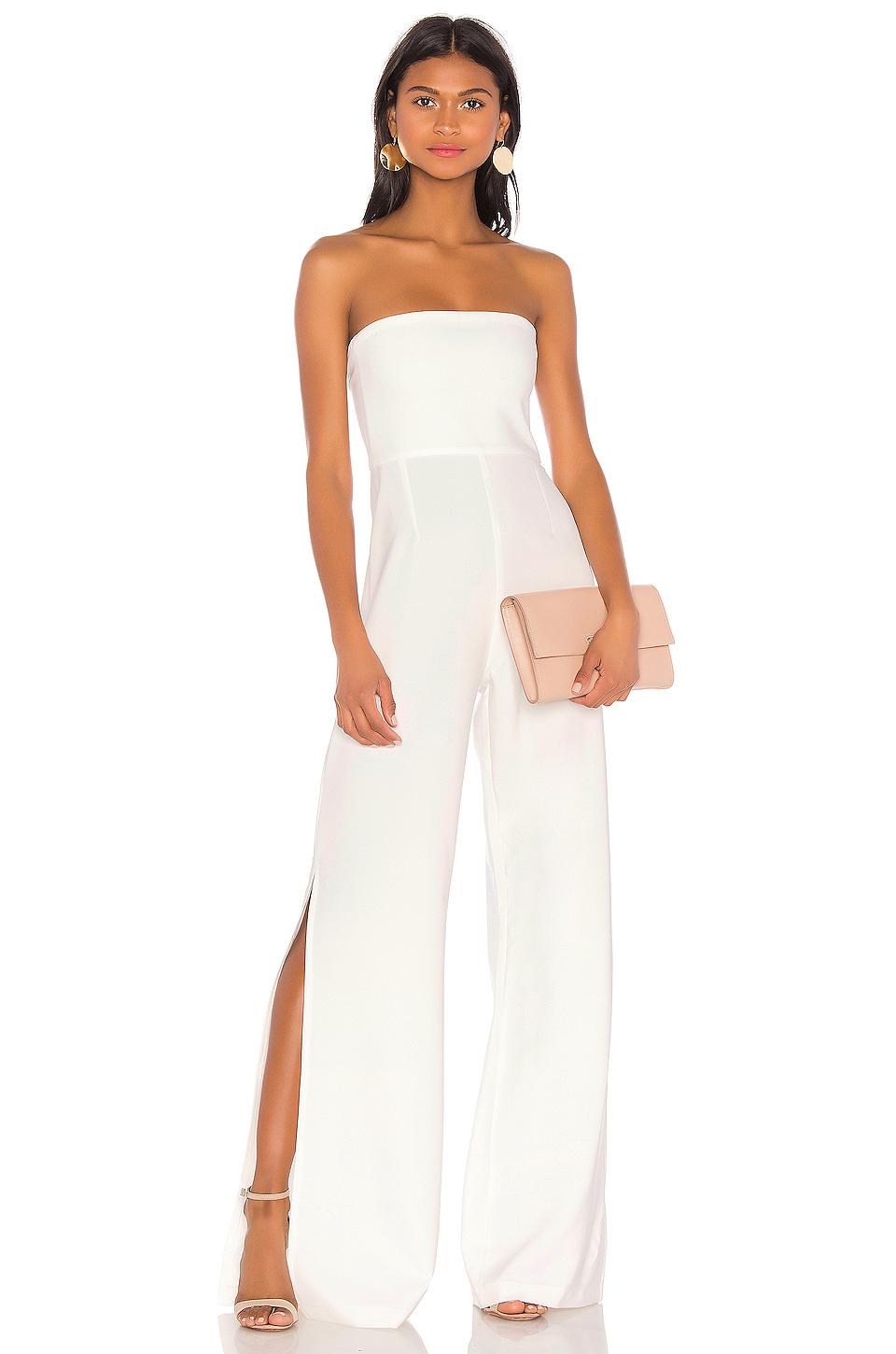 Nookie Glamour Jumpsuit in White by NOOKIE