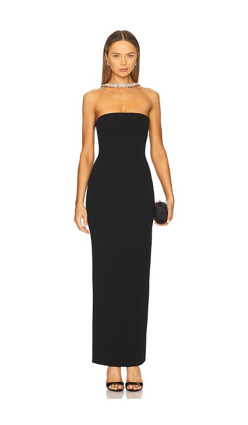 Nookie Madison Gown in Black by NOOKIE