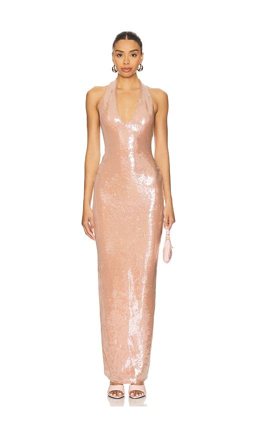 Nookie Siren Gown in Blush by NOOKIE