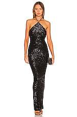Nookie Treasure Gown in Black by NOOKIE