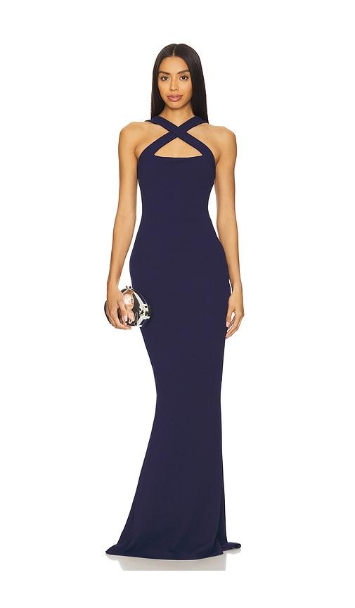 Nookie Viva 2 Way Gown in Navy by NOOKIE
