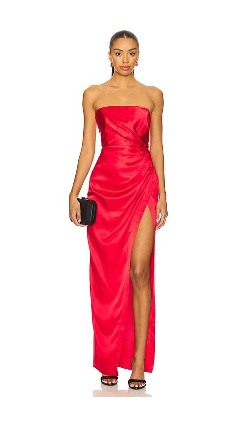 Nookie x REVOLVE Alina Gown in Red by NOOKIE