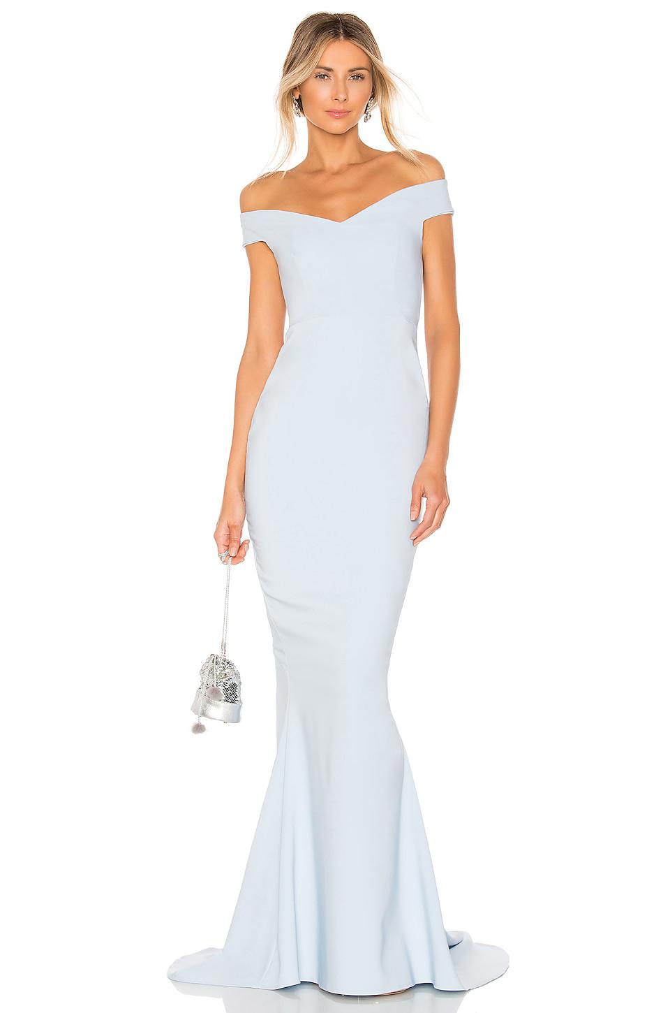 Nookie x REVOLVE Allure Gown in Baby Blue by NOOKIE