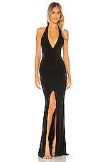 Nookie x REVOLVE Illegal Halter Gown in Black by NOOKIE