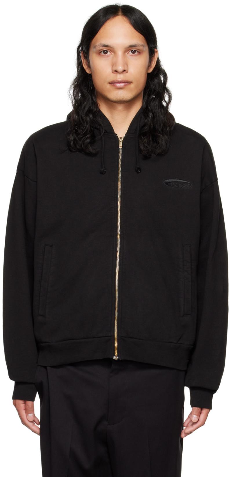 Black High Tide Hoodie by NOON GOONS