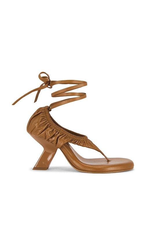 Nora Lozza Flip Ruchi Sandal in Brown by NORA LOZZA