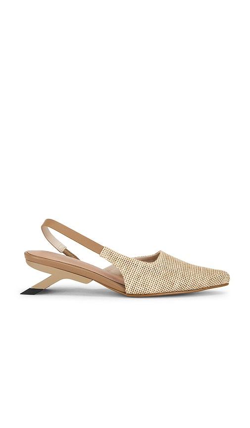 Nora Lozza x REVOLVE Madi Swedish Pump in Tan by NORA LOZZA
