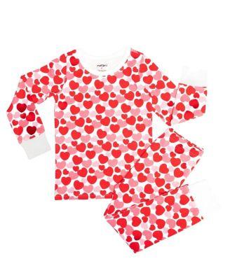 Girls' Kids Organic Short Sleeve Two-Piece Pajama Set - Baby by NORANI