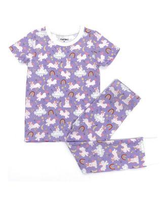 Girls' Kids Organic Short Sleeve Two-Piece Pajama Set - Baby by NORANI
