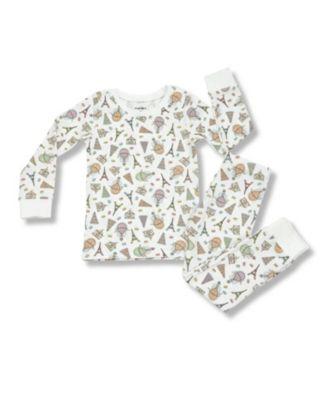 Girls' Kids Organic Short Sleeve Two-Piece Pajama Set - Baby by NORANI