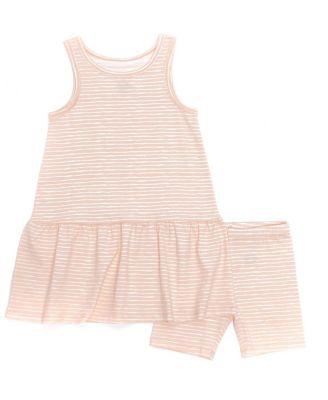 Girls' Organic Drop Waist Dress with Matching Biker Shorts - Little Kid by NORANI