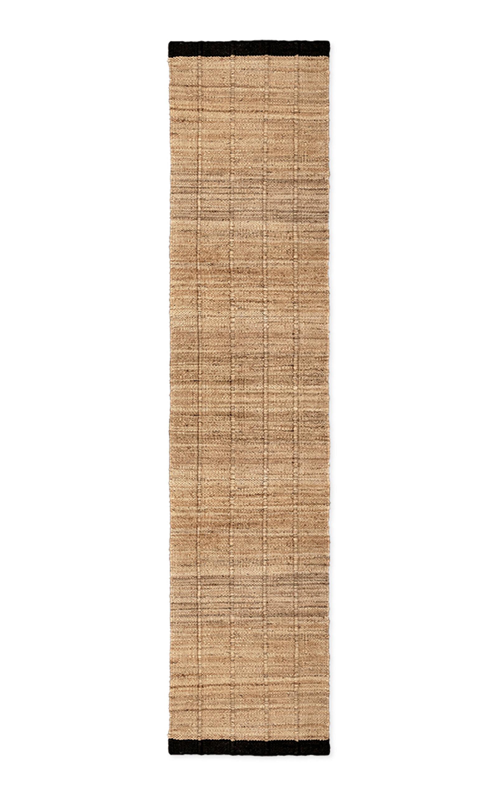 Nordic Knots - 2.5' X 16' Jute Runner Area Rug - Black - Moda Operandi by NORDIC KNOTS
