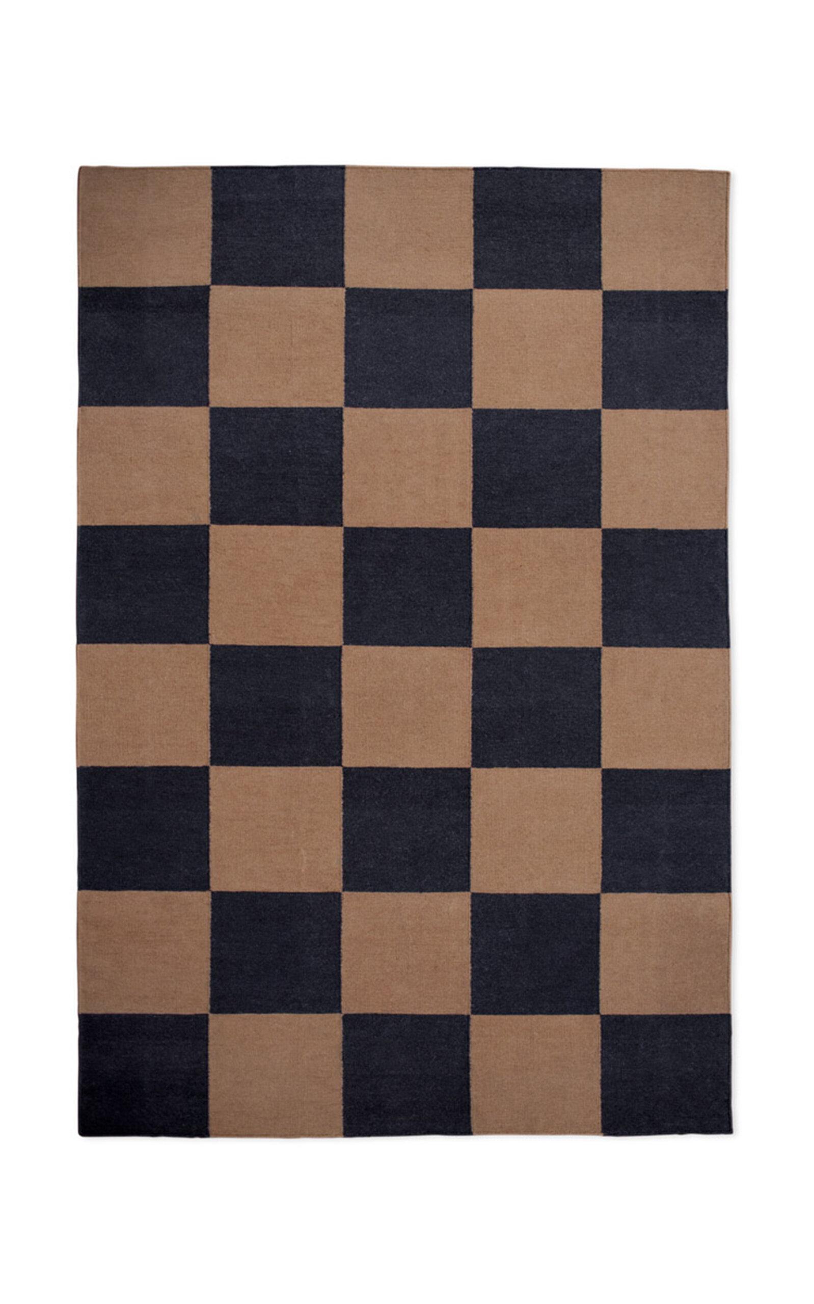 Nordic Knots - 5' X 8' Square Flatweave Area Rug i - Brown - Moda Operandi by NORDIC KNOTS