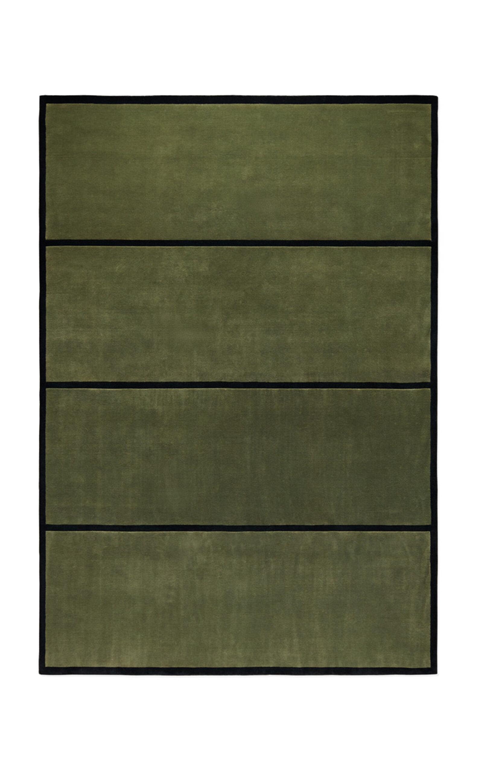 Nordic Knots - 8' X 10' Norr Mälarstrand 01  Hand Loomed Area Rug - Green - Moda Operandi by NORDIC KNOTS