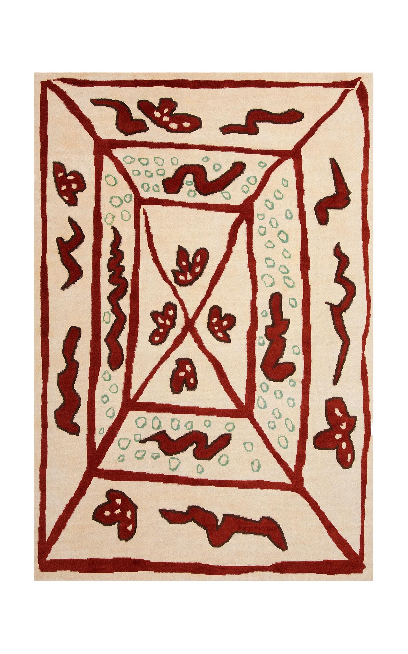 Nordic Knots - 8" X 10" Walled Garden Wool Rug - Multi - Moda Operandi by NORDIC KNOTS