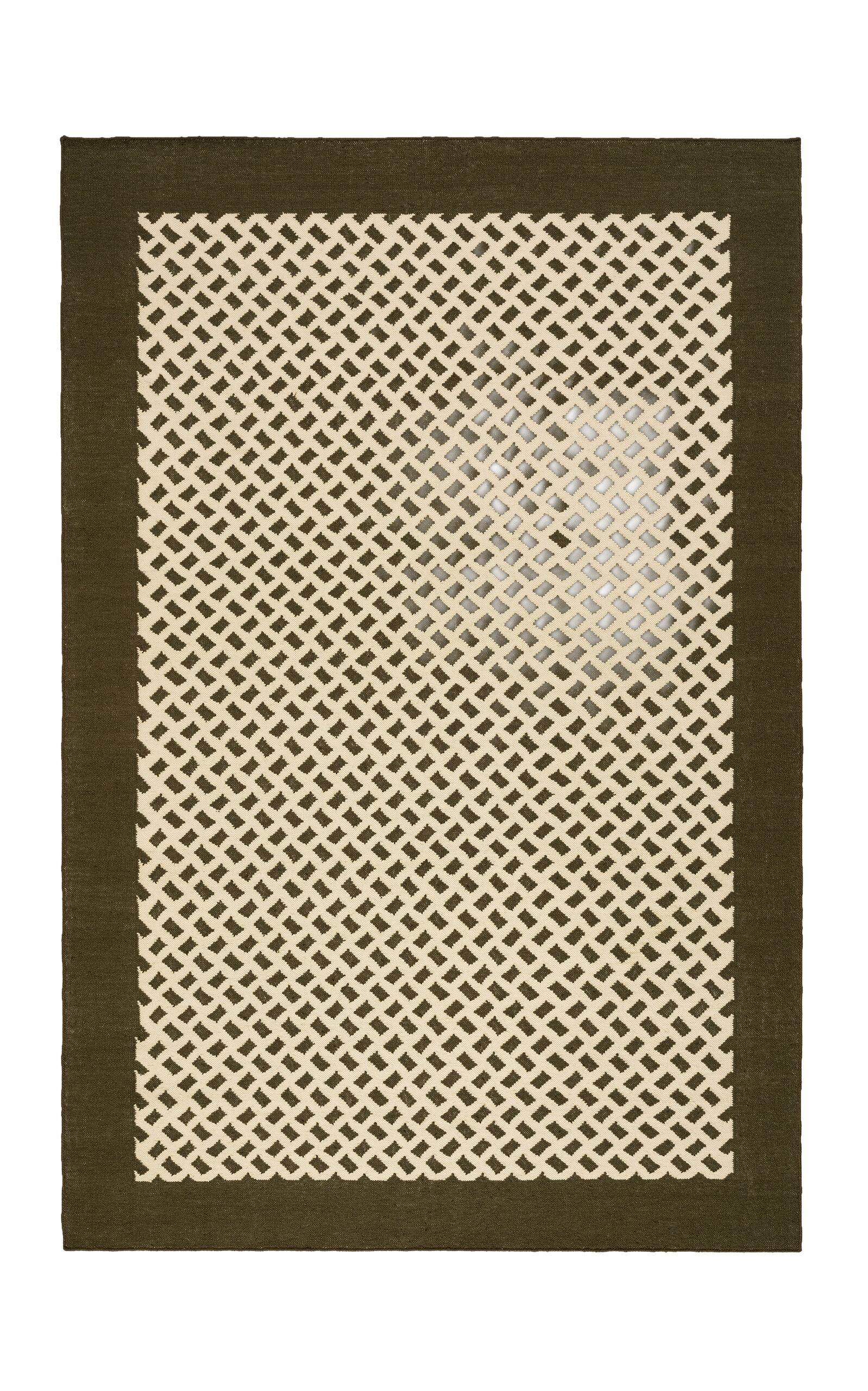 Nordic Knots - 8 x 10' Orleans Wool Rug - Dark Green - Moda Operandi by NORDIC KNOTS