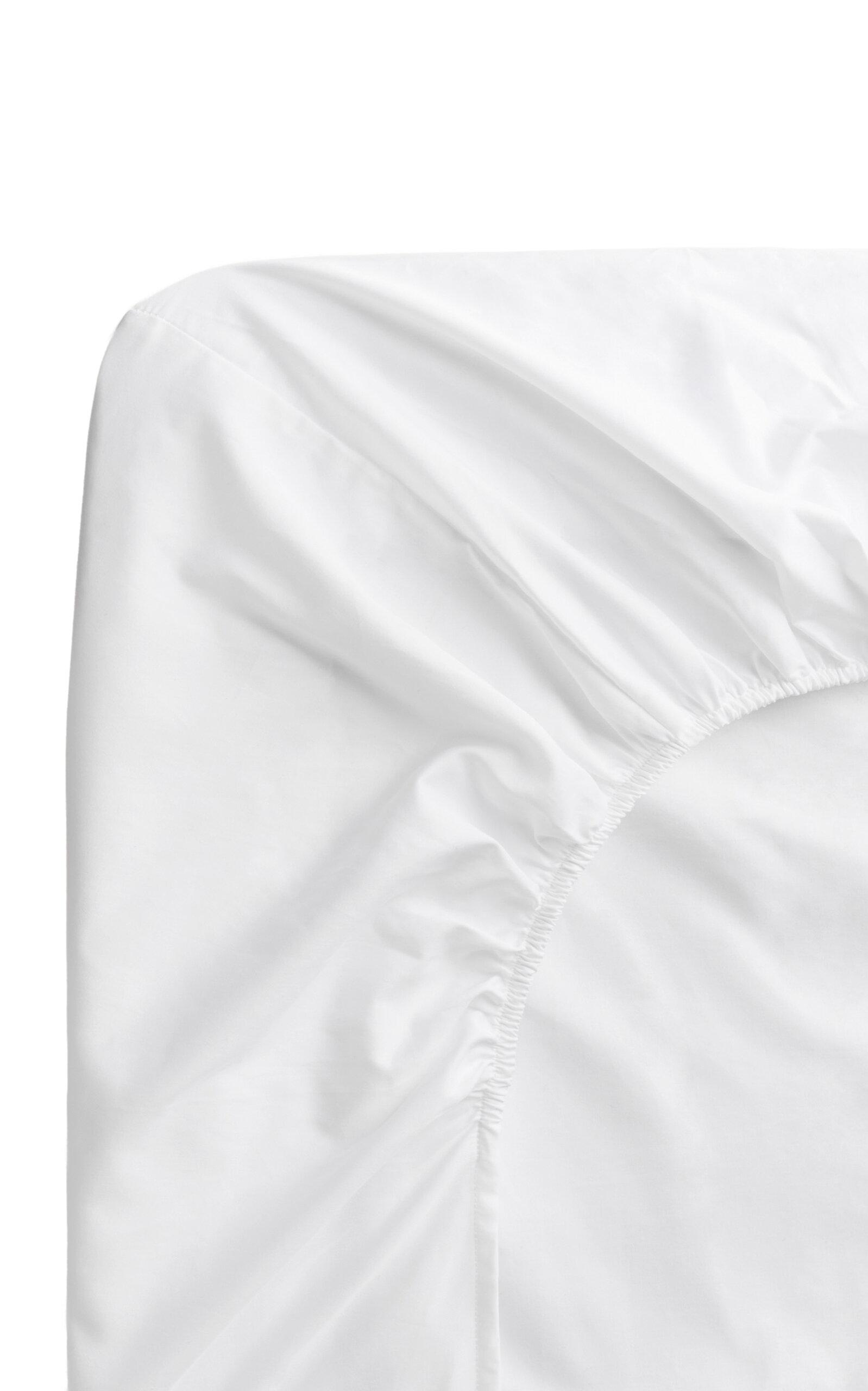 Nordic Knots - Exclusive Percale Fitted King Sheet - White - Moda Operandi by NORDIC KNOTS