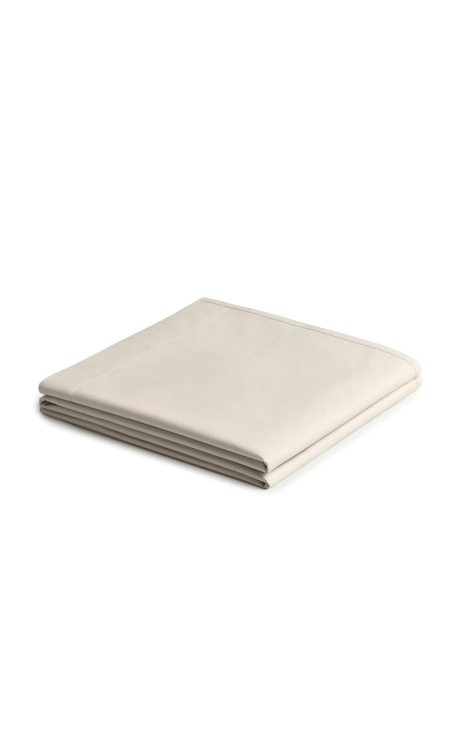 Nordic Knots - Exclusive Percale Flat Queen Sheet - Tan - Moda Operandi by NORDIC KNOTS