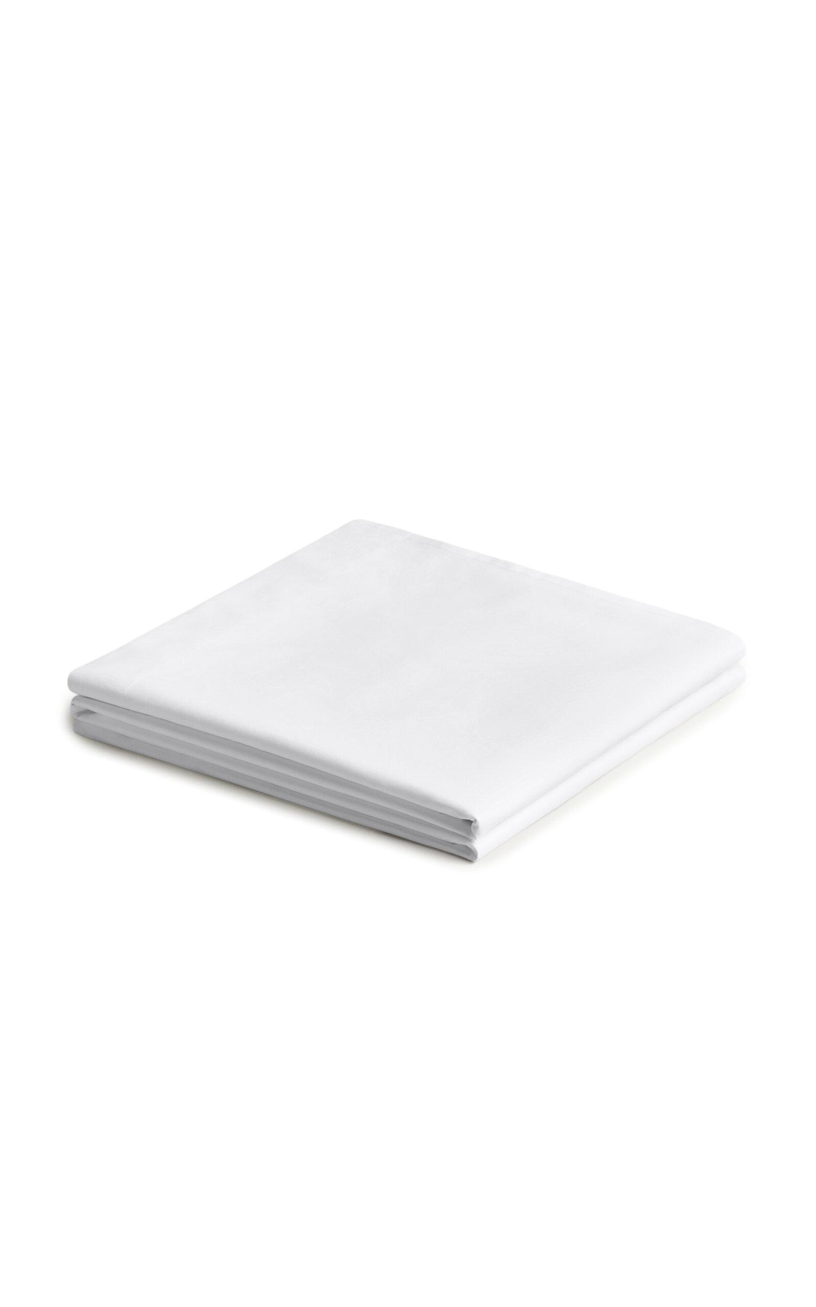 Nordic Knots - Exclusive Percale Flat Queen Sheet - White - Moda Operandi by NORDIC KNOTS
