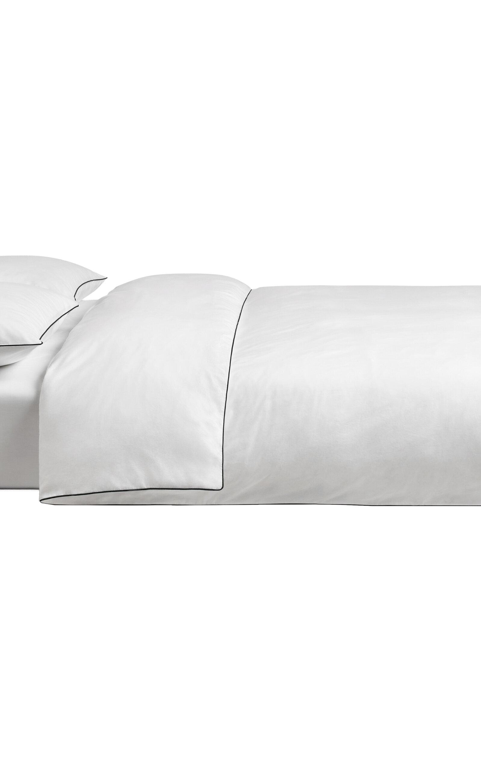 Nordic Knots - Exclusive Percale Queen Duvet Cover - Black/white - Moda Operandi by NORDIC KNOTS