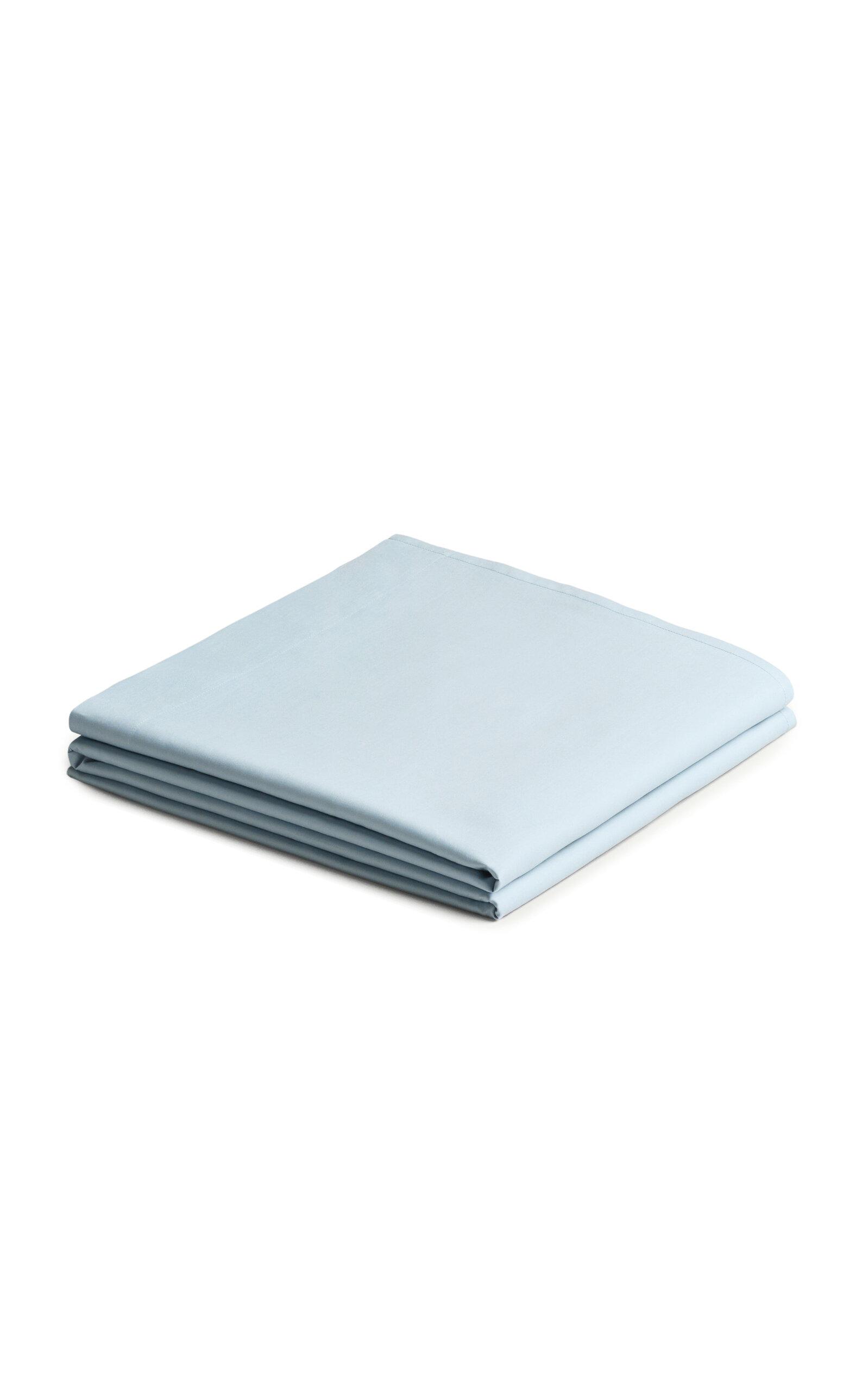 Nordic Knots - Exclusive Sateen Flat Queen Sheet - Light Blue - Moda Operandi by NORDIC KNOTS