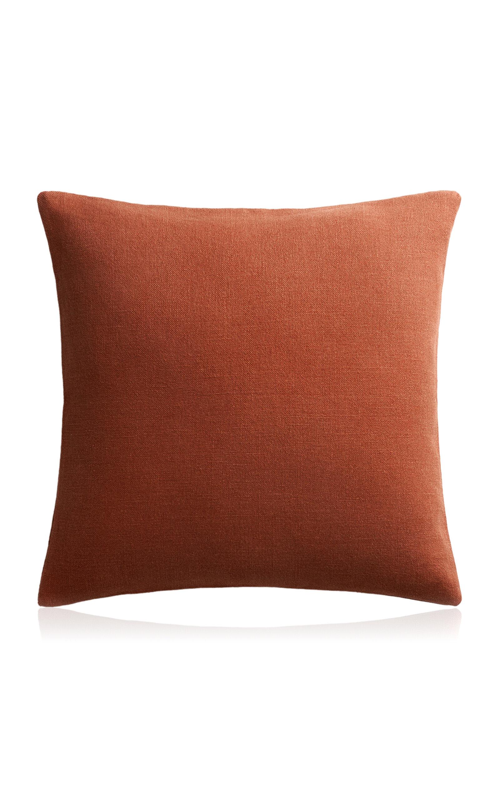 Nordic Knots - Exclusive Studio Linen Pillow Cover - Red - Moda Operandi by NORDIC KNOTS