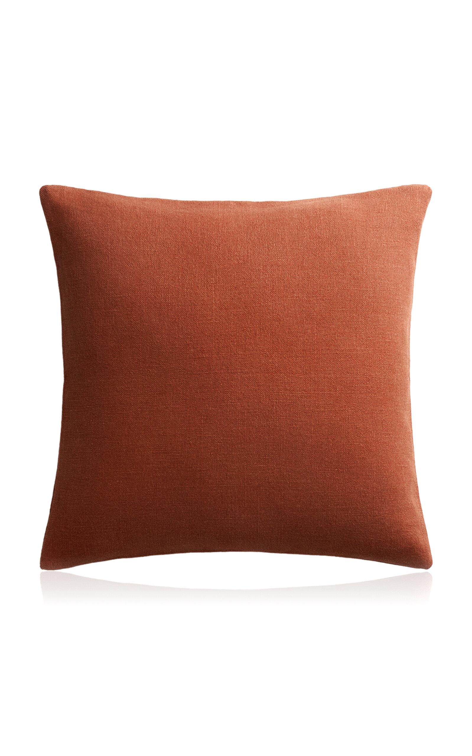 Nordic Knots - Exclusive Studio Linen Pillow Cover - Red - Moda Operandi by NORDIC KNOTS