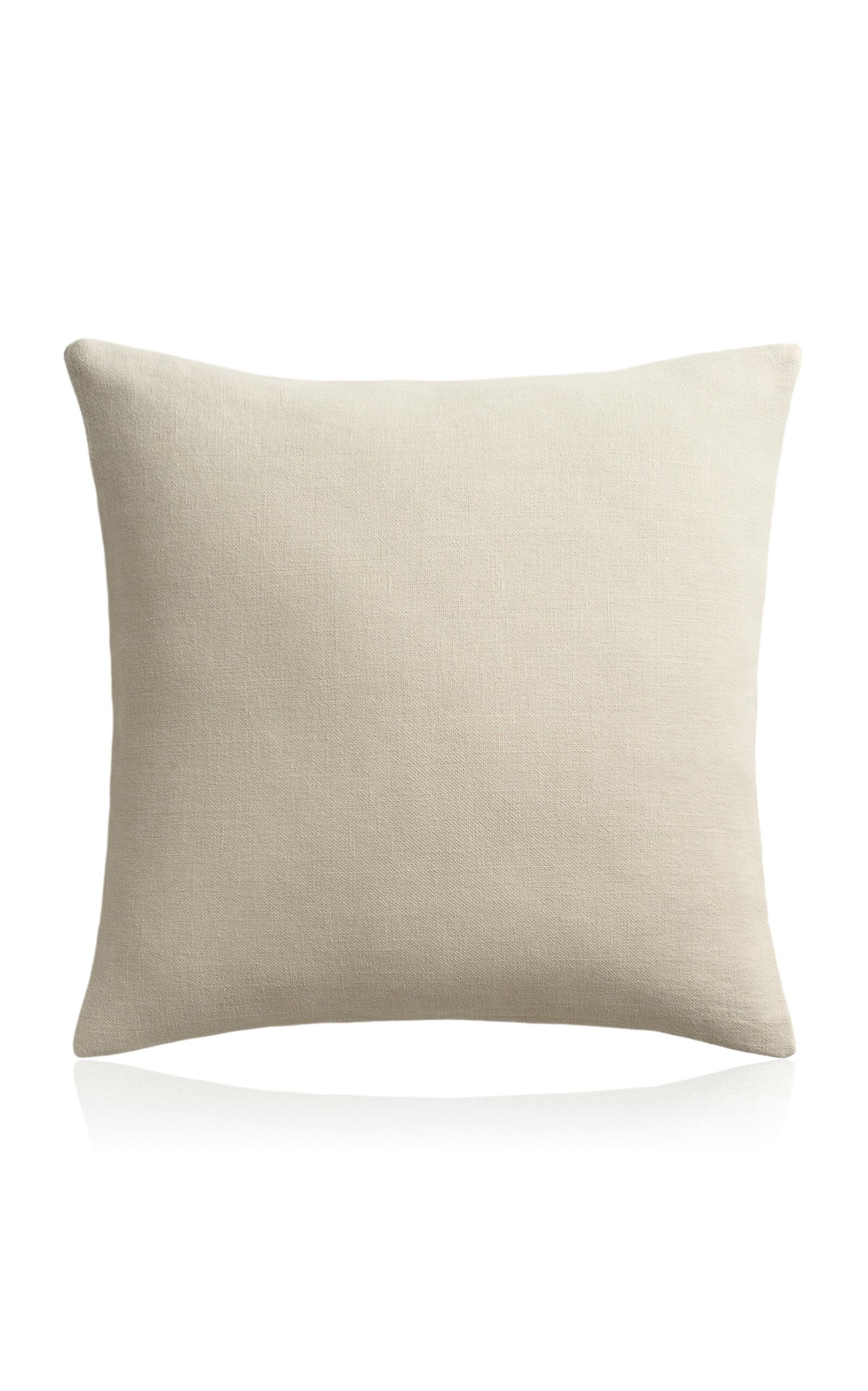 Nordic Knots - Exclusive Studio Linen Pillow Cover - Tan - Moda Operandi by NORDIC KNOTS