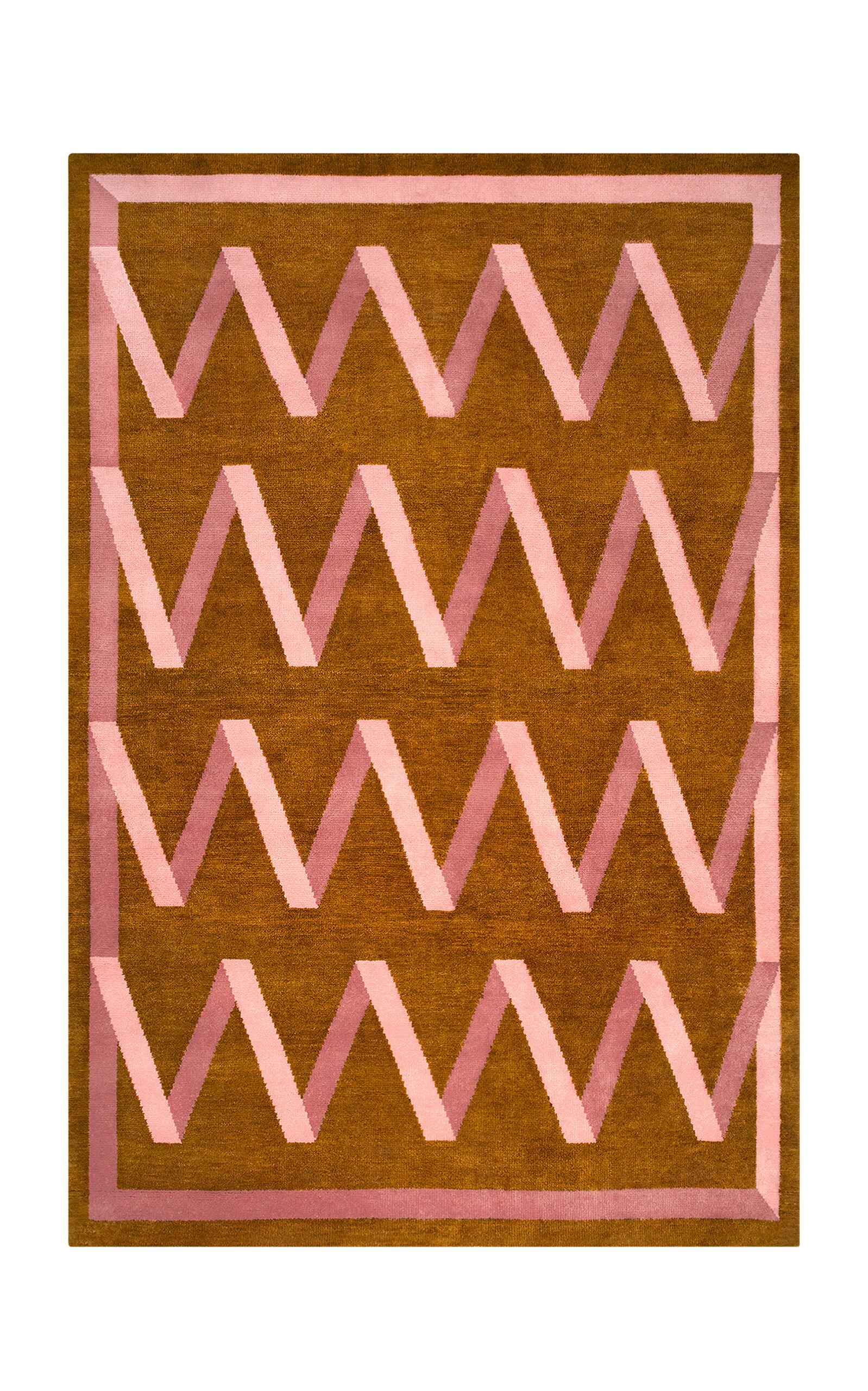 Nordic Knots - Folding Ribbon 8'x10' Wool Rug - Multi - Moda Operandi by NORDIC KNOTS
