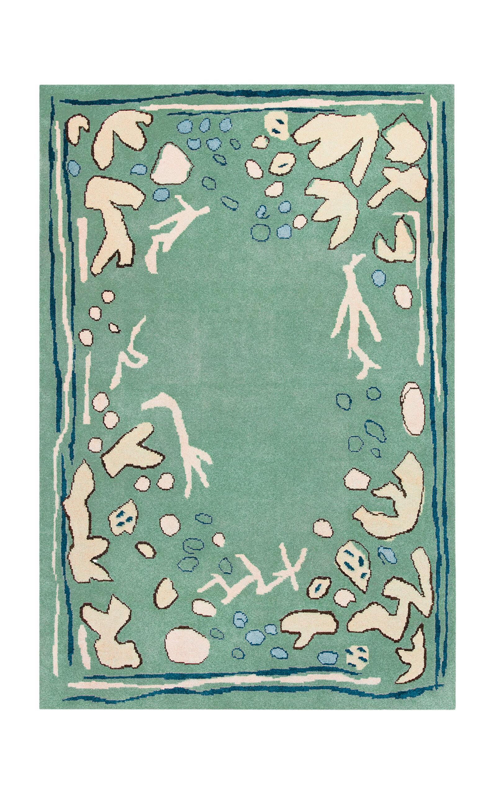 Nordic Knots - Giverny 8'x10' Wool Rug - Green - Moda Operandi by NORDIC KNOTS