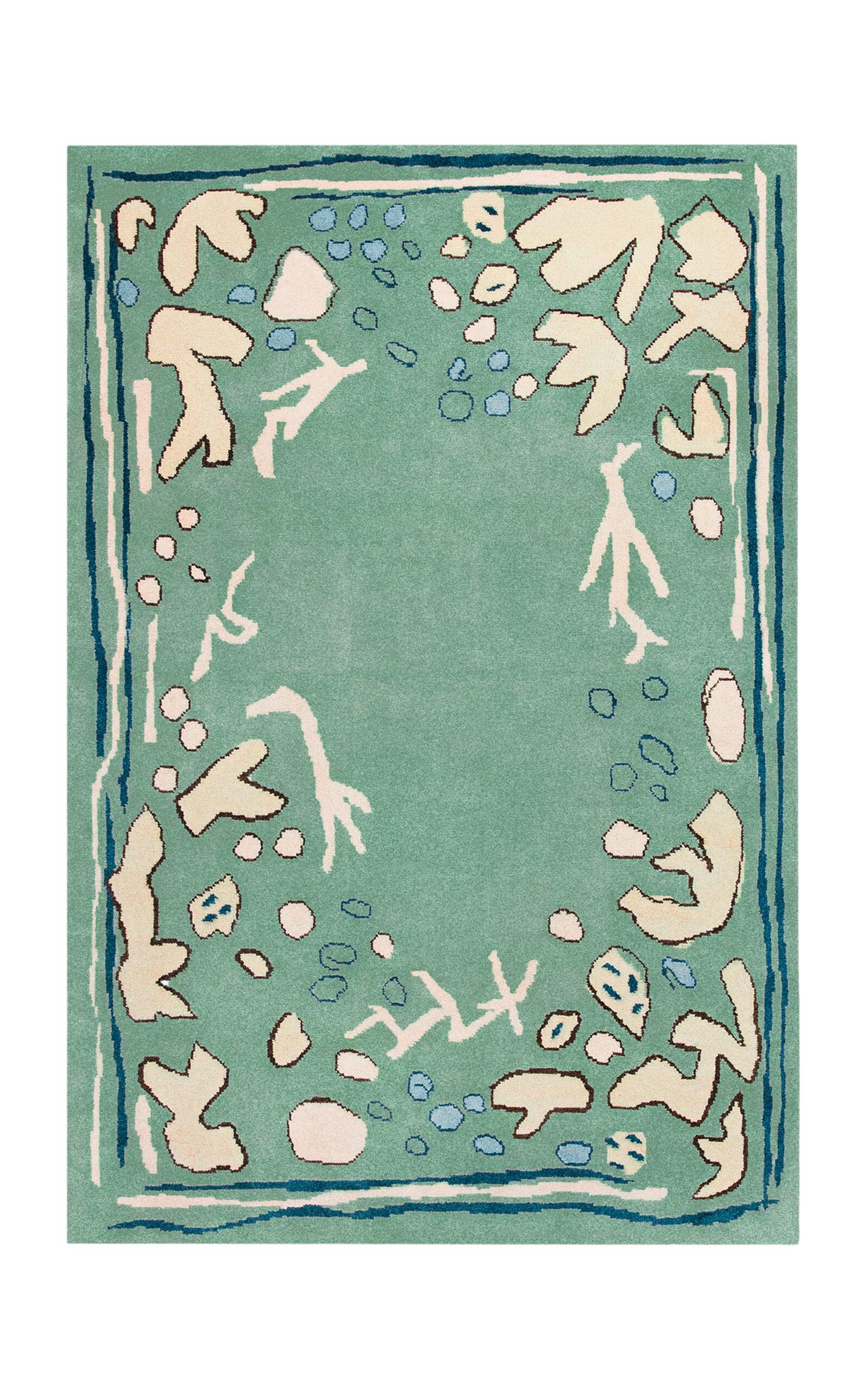 Nordic Knots - Giverny 9'x12' Wool Rug - Green - Moda Operandi by NORDIC KNOTS