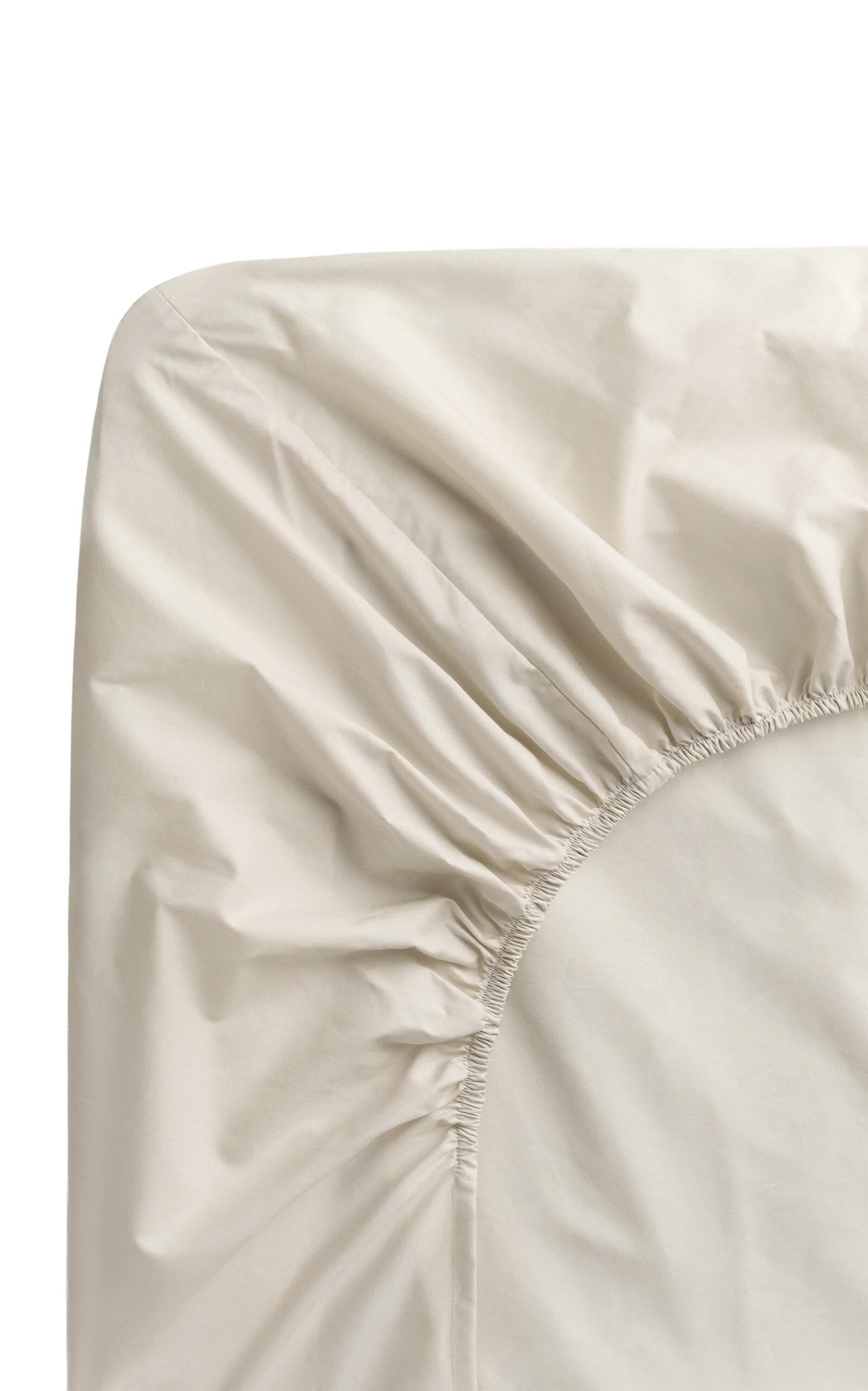 Nordic Knots - Percale California King Fitted Sheet - Tan - Moda Operandi by NORDIC KNOTS