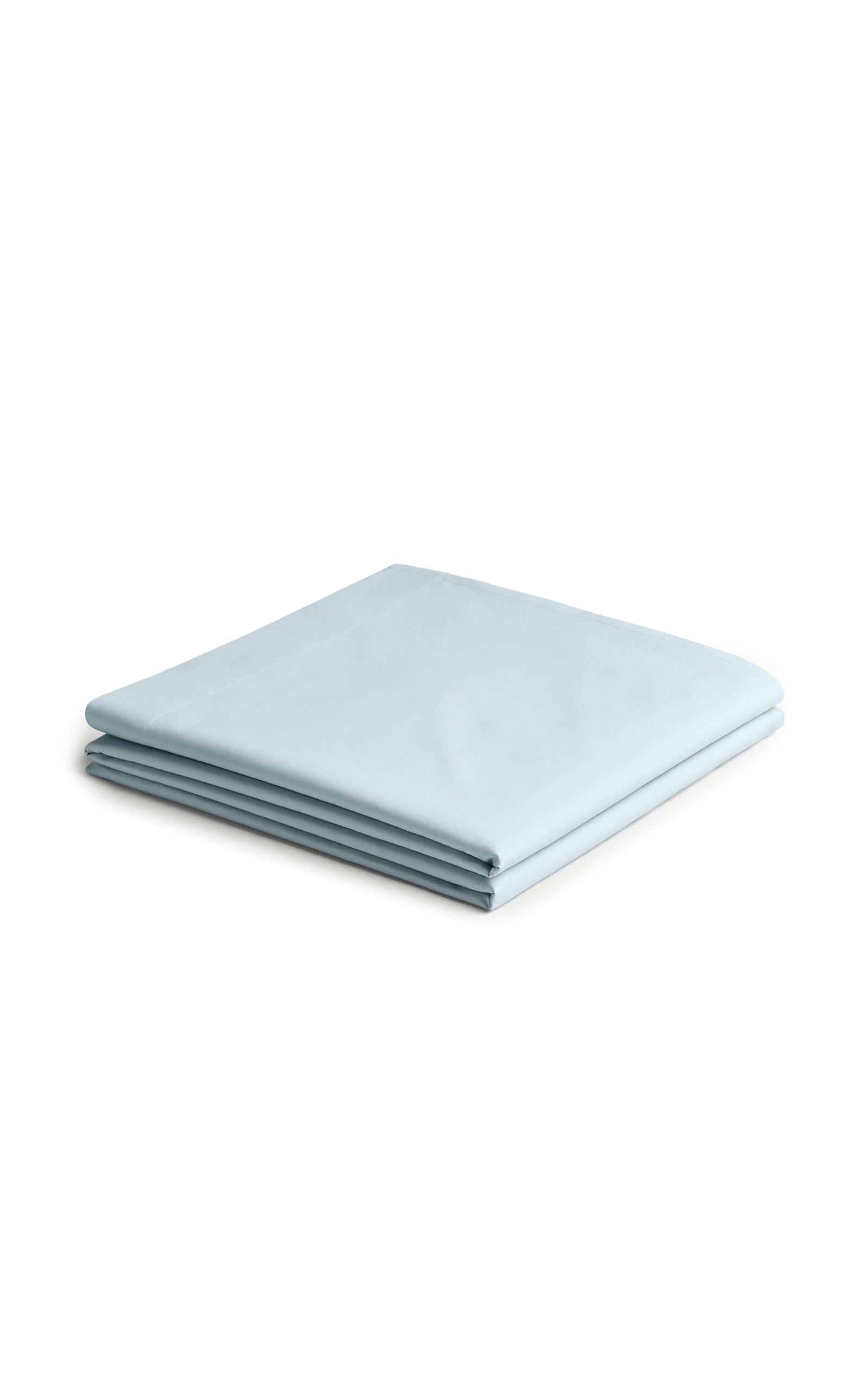 Nordic Knots - Percale California King Flat Sheet - Light Blue - Moda Operandi by NORDIC KNOTS