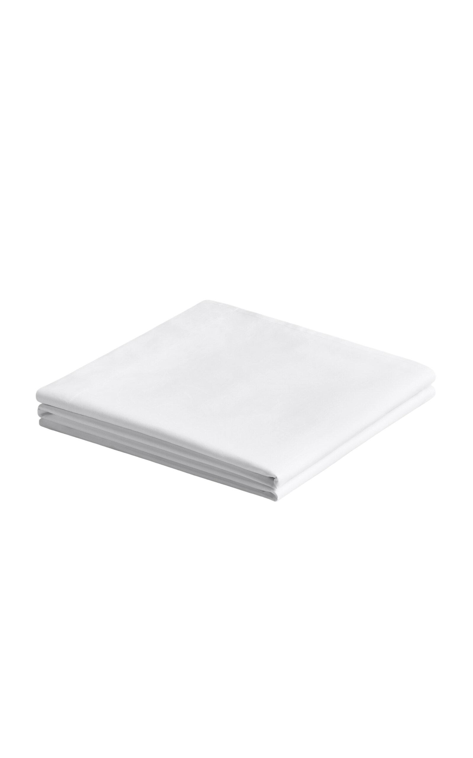 Nordic Knots - Percale Twin Flat Sheets - White - Moda Operandi by NORDIC KNOTS