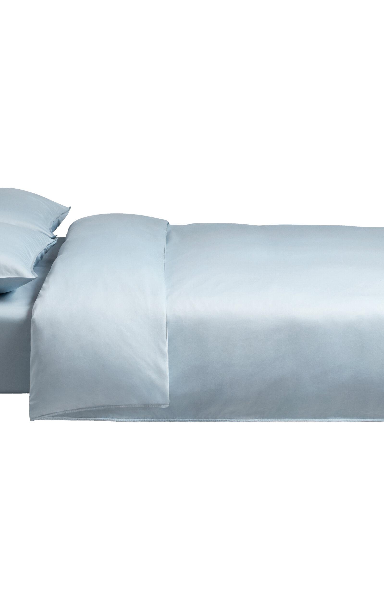 Nordic Knots - Sateen Twin Duvet Cover - Light Blue - Moda Operandi by NORDIC KNOTS