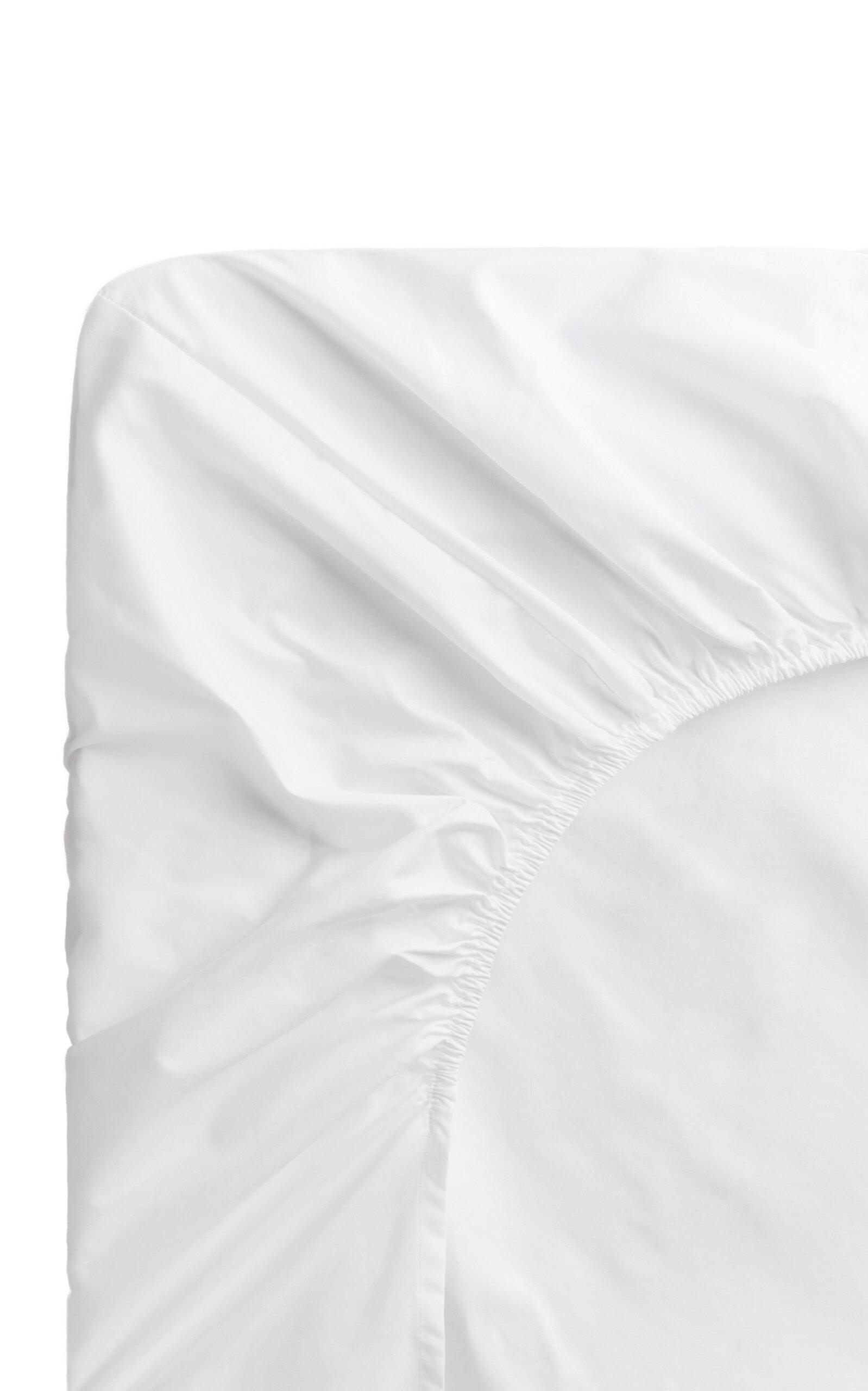 Nordic Knots - Sateen Twin Fitted Sheet - White - Moda Operandi by NORDIC KNOTS