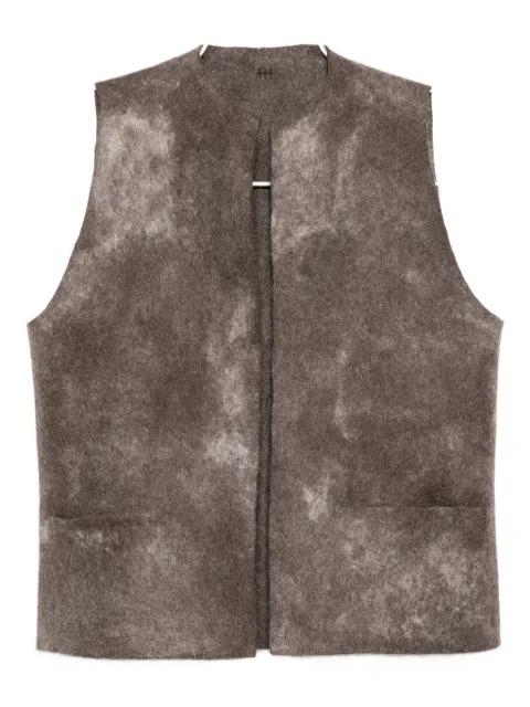 Melang Felt vest by NORLHA