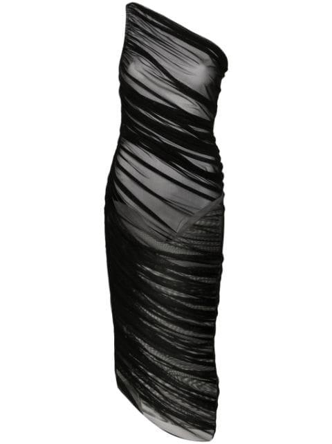 Diana asymmetric one-shoulder gown by NORMA KAMALI